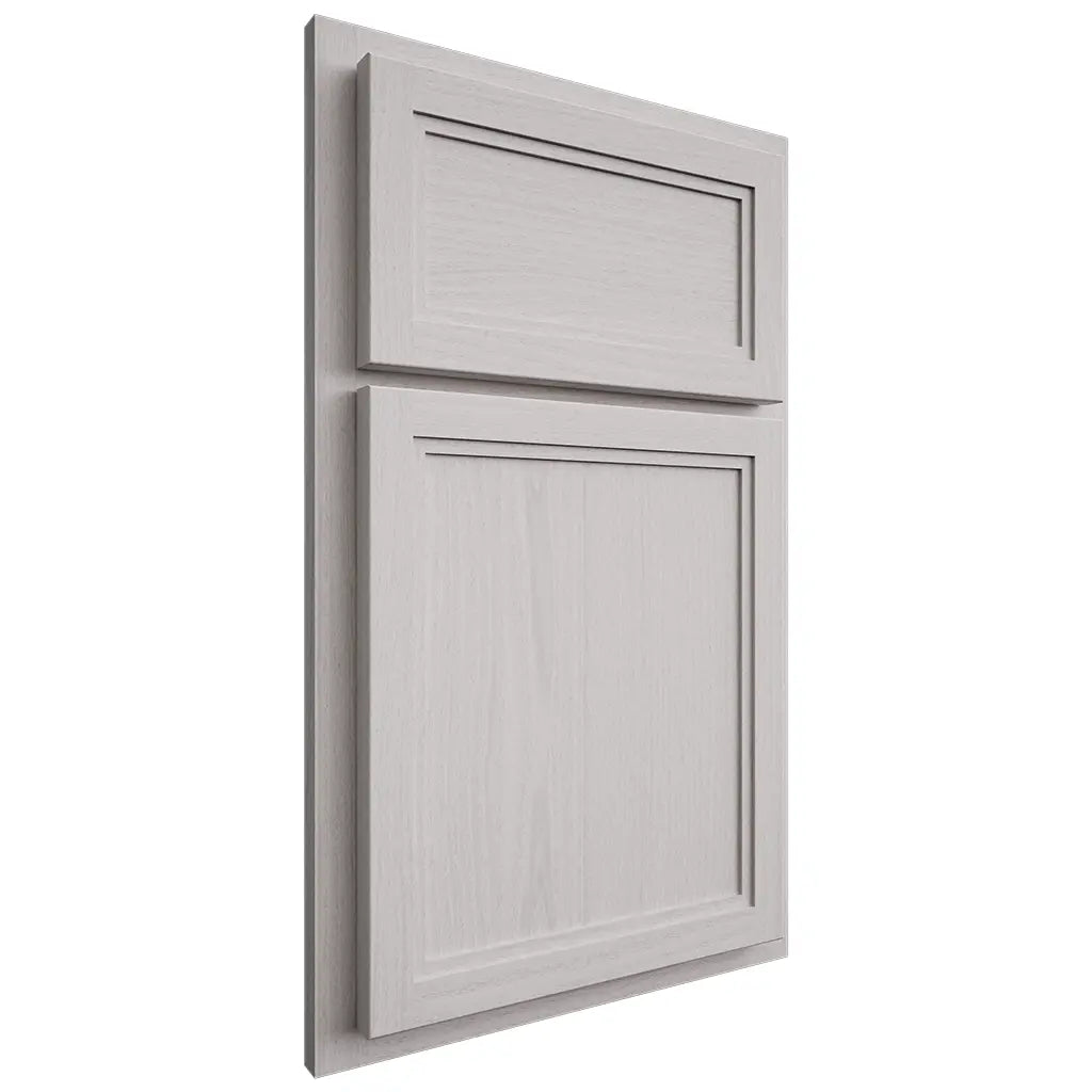 Shiloh Cabinetry Partial Overlay Concord White Oak Plain Cut Cotton Door