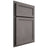Shiloh Cabinetry Partial Overlay Concord White Oak Plain Cut Flagstone Door