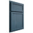 Shiloh Cabinetry Partial Overlay Concord White Oak Plain Cut Hudson Door