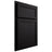 Shiloh Cabinetry Partial Overlay Concord White Oak Plain Cut Ink Door