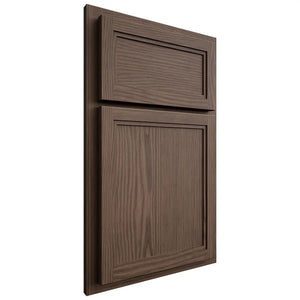 Shiloh Cabinetry Partial Overlay Concord White Oak Plain Cut Mineral Door