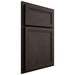Shiloh Cabinetry Partial Overlay Concord White Oak Plain Cut Morel Door