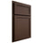 Shiloh Cabinetry Partial Overlay Concord White Oak Quarter Sawn Braun Door