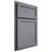 Shiloh Cabinetry Partial Overlay Concord White Oak Quarter Sawn Cadet Door