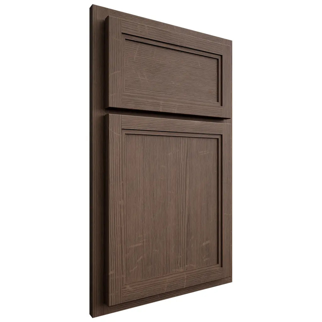 Shiloh Cabinetry Partial Overlay Concord White Oak Quarter Sawn Mineral Door