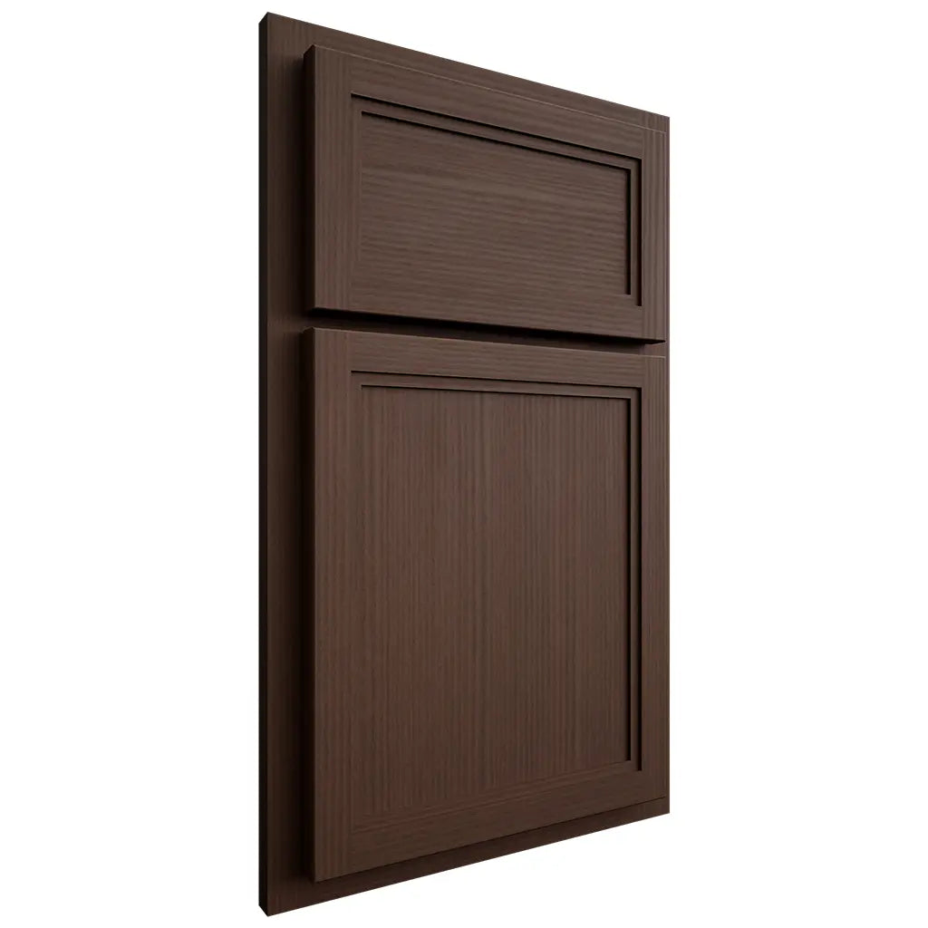 Shiloh Cabinetry Partial Overlay Concord White Oak Rift Cut Braun Door