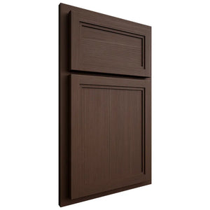 Shiloh Cabinetry Partial Overlay Concord White Oak Rift Cut Braun Door