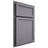 Shiloh Cabinetry Partial Overlay Concord White Oak Rift Cut Cadet Door