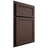 Shiloh Cabinetry Partial Overlay Concord White Oak Rift Cut Dusk Door