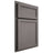 Shiloh Cabinetry Partial Overlay Concord White Oak Rift Cut Flagstone Door