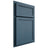 Shiloh Cabinetry Partial Overlay Concord White Oak Rift Cut Hudson Door