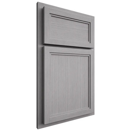 Shiloh Cabinetry Partial Overlay Concord White Oak Rift Cut Stratus Door