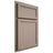 Shiloh Cabinetry Partial Overlay Concord White Oak Rift Cut Whitewash Door
