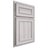 Shiloh Cabinetry Partial Overlay Dalton Hickory Plain Cut Cotton Door