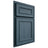 Shiloh Cabinetry Partial Overlay Dalton Hickory Plain Cut Hudson Door