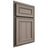 Shiloh Cabinetry Partial Overlay Dalton Hickory Plain Cut Sterling Door