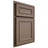 Shiloh Cabinetry Partial Overlay Dalton Maple Plain Cut Rockbridge Door