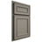 Shiloh Cabinetry Partial Overlay Dalton Maple Plain Cut Thyme Door