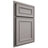 Shiloh Cabinetry Partial Overlay Dalton Paintable Dovetail Gray Door