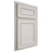 Shiloh Cabinetry Partial Overlay Dalton Paintable Eggshell Door