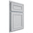 Shiloh Cabinetry Partial Overlay Dalton Paintable Niebla Azul Door