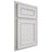Shiloh Cabinetry Partial Overlay Dalton Paintable Pure White Door