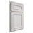 Shiloh Cabinetry Partial Overlay Dalton Paintable Soft White Door