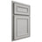 Shiloh Cabinetry Partial Overlay Dalton Paintable Unusual Gray Door