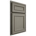 Shiloh Cabinetry Partial Overlay Dalton Walnut Plain Cut Thyme Door