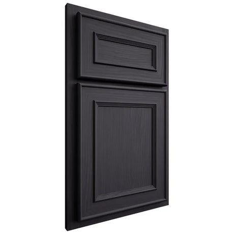 Shiloh Cabinetry Partial Overlay Dalton White Oak Plain Cut Harbor Door