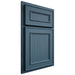 Shiloh Cabinetry Partial Overlay Dalton White Oak Plain Cut Hudson Door