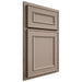 Shiloh Cabinetry Partial Overlay Dalton White Oak Plain Cut Whitewash Door