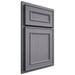 Shiloh Cabinetry Partial Overlay Dalton White Oak Rift Cut Cadet Door