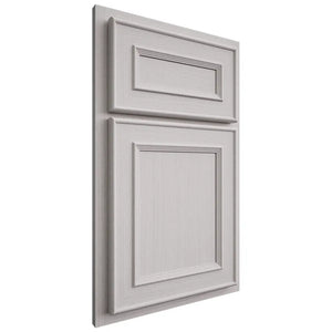 Shiloh Cabinetry Partial Overlay Dalton White Oak Rift Cut Cotton Door