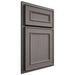 Shiloh Cabinetry Partial Overlay Dalton White Oak Rift Cut Flagstone Door