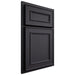 Shiloh Cabinetry Partial Overlay Dalton White Oak Rift Cut Harbor Door