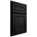 Shiloh Cabinetry Partial Overlay Dalton White Oak Rift Cut Ink Door