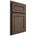 Shiloh Cabinetry Partial Overlay Dalton White Oak Rift Cut Mineral Door