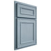 Shiloh Cabinetry Partial Overlay Dalton White Oak Rift Cut Sky Door