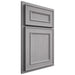 Shiloh Cabinetry Partial Overlay Dalton White Oak Rift Cut Stratus Door