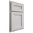 Shiloh Cabinetry Partial Overlay Essex Alder Plain Cut Cotton Door