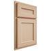 Shiloh Cabinetry Partial Overlay Essex Maple Plain Cut Natural Door