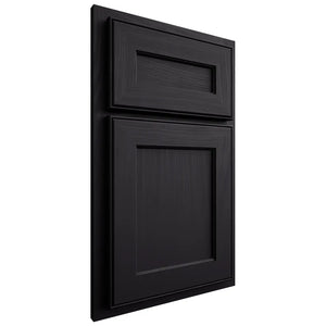 Shiloh Cabinetry Partial Overlay Essex Poplar Plain Cut Harbor Door