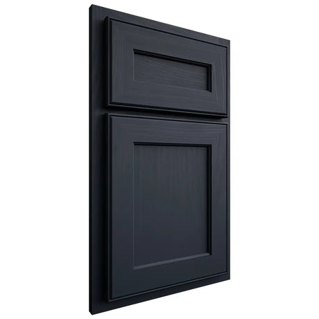 Shiloh Cabinetry Partial Overlay Essex Poplar Plain Cut Hudson Door