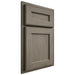 Shiloh Cabinetry Partial Overlay Essex Poplar Plain Cut Sterling Door
