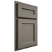 Shiloh Cabinetry Partial Overlay Essex Poplar Plain Cut Thyme Door