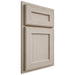Shiloh Cabinetry Partial Overlay Essex Walnut Plain Cut Seagull Door