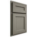 Shiloh Cabinetry Partial Overlay Essex Walnut Plain Cut Thyme Door