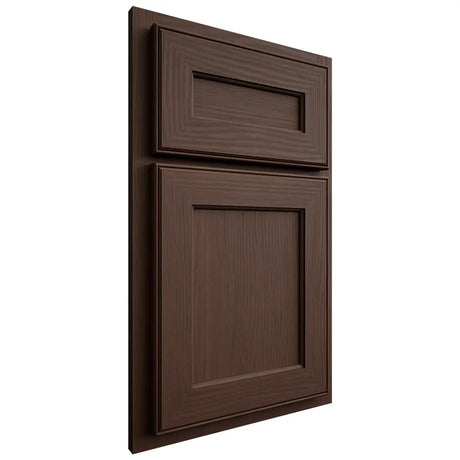 Shiloh Cabinetry Partial Overlay Essex White Oak Plain Cut Braun Door