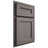 Shiloh Cabinetry Partial Overlay Essex White Oak Plain Cut Flagstone Door